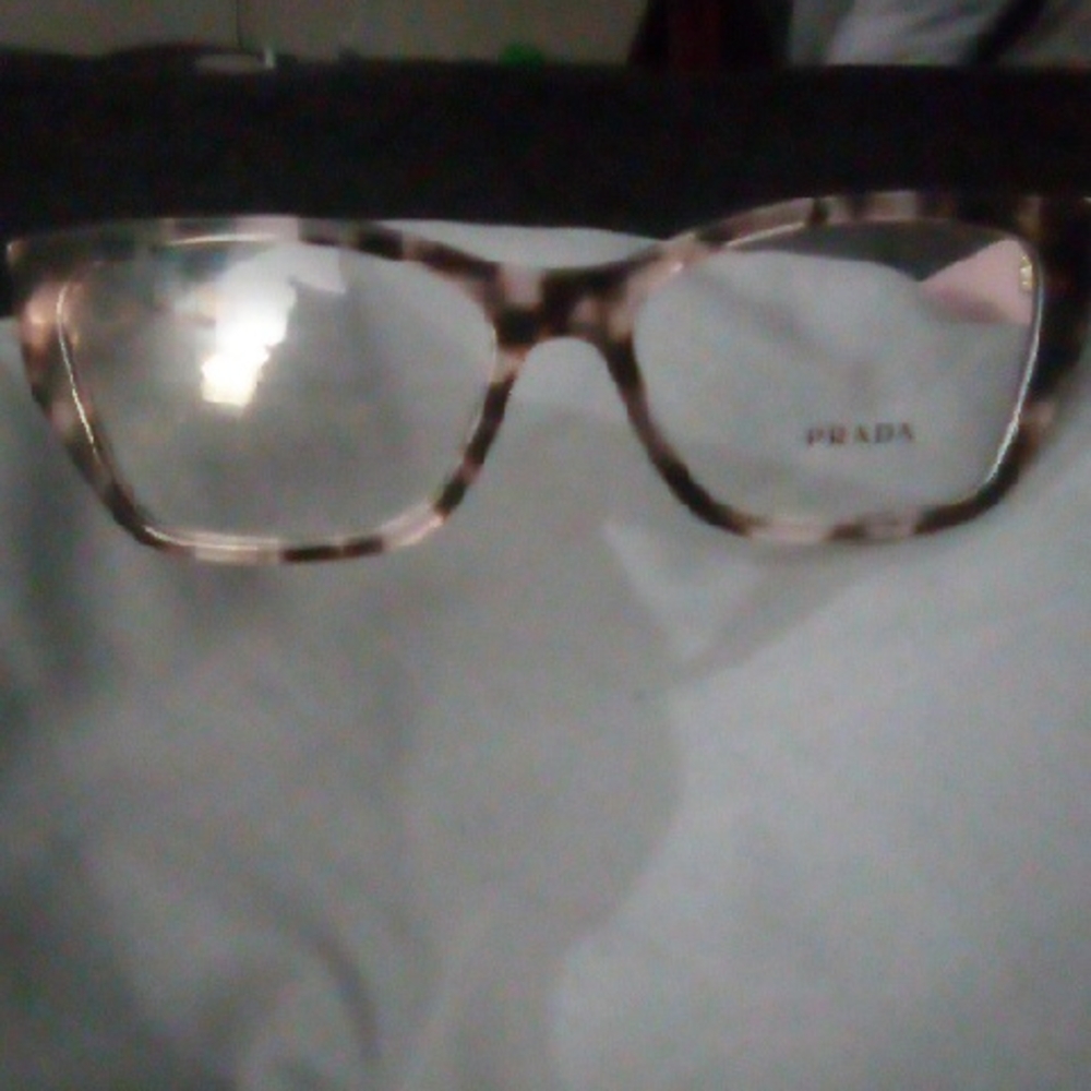 Prada Brown Tortoise Shell Eyeglasses - Picture 1 of 1